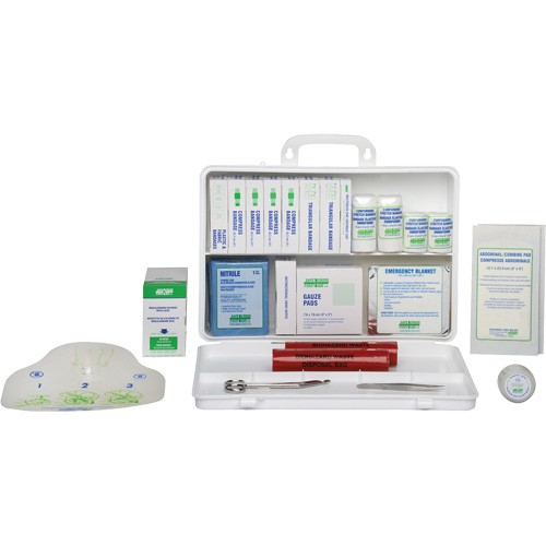 Basic First Aid Kit, Meets CSA Z1220-17 Type 2 Low-Risk Environment, Medium (26-50 Workers) Helyx Safety & Industrial Supplies