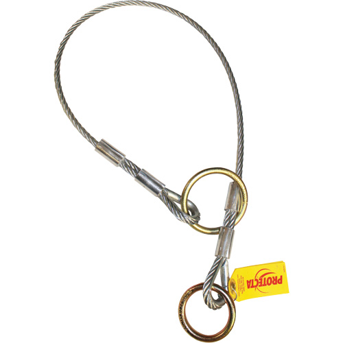 Cable Dual-Ring Adaptor, Tie-Off, Temporary Use Helyx Safety & Industrial Supplies