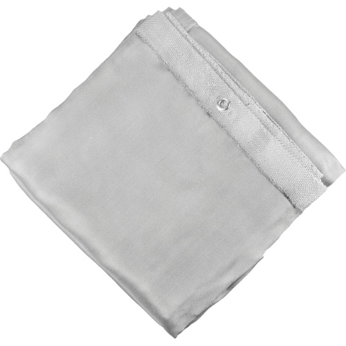 Silica Cloth Fiberglass Blanket, 6' W x 6' L, Rated Up To 1800 °F Helyx Safety & Industrial Supplies