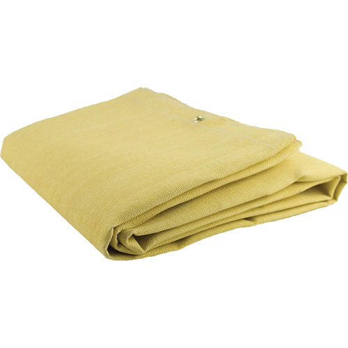 Couverture en fibre de verre enduite dacrylique, 6' la x 6' lo, R&eacute;sistance &agrave; la temp. 300 °F Helyx Safety & Industrial Supplies