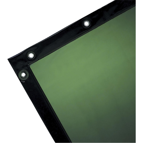 Rideau pour soudure, 72" x 96", Transparence Moyenne, Vert Helyx Safety & Industrial Supplies