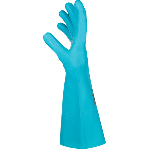 Gants chimiques Flextril, Taille 7, 12,5" lo, Nitrile, Doublure en Nylon Helyx Safety & Industrial Supplies