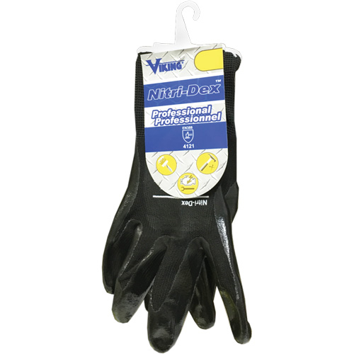 Gants de travail Nitri-Dex, Taille 7, Rev&ecirc;tement Nitrile, Enveloppe en Polyester, EN 388 niveau 1 Helyx Safety & Industrial Supplies