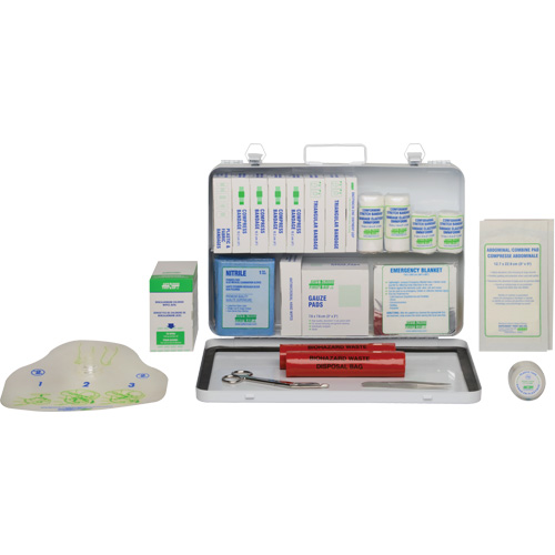 First Aid Kit, Meets CSA Z1220-17 Type 2 Low-Risk Environment, Medium (26-50 Workers) Helyx Safety & Industrial Supplies