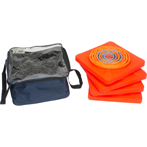 C&ocirc;ne de signalisation repliable, 28" h, Orange Helyx Safety & Industrial Supplies