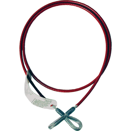 C&acirc;ble de connecteur d'ancrage 6', Chaîne, Usage Temporaire Helyx Safety & Industrial Supplies