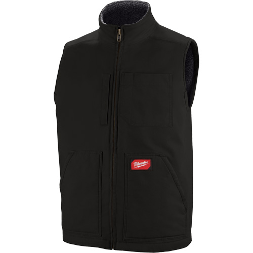 Veste doubl&eacute;e en sherpa ultra-r&eacute;sistante, Hommes, Petit, Noir Helyx Safety & Industrial Supplies