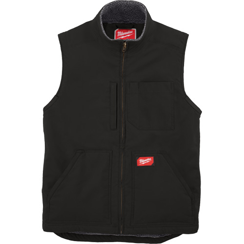 Veste doubl&eacute;e en sherpa ultra-r&eacute;sistante, Hommes, Petit, Noir Helyx Safety & Industrial Supplies