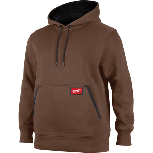 Midweight Pullover Hoodie, Men's, Small, Brown Helyx Safety & Industrial Supplies