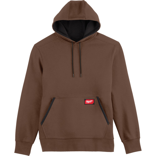 Midweight Pullover Hoodie, Men's, Small, Brown Helyx Safety & Industrial Supplies