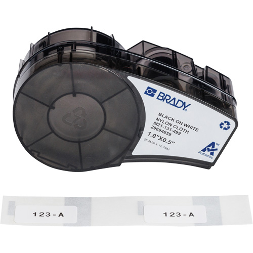 Aggressive Adhesive Multi-Purpose Labels with Ribbon, Black Helyx Safety & Industrial Supplies