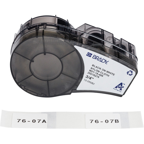Aggressive Adhesive Multi-Purpose Labels with Ribbon, Black Helyx Safety & Industrial Supplies