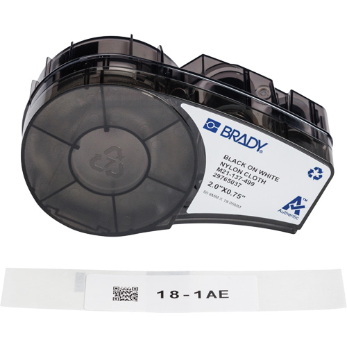 Aggressive Adhesive Multi-Purpose Labels with Ribbon, Black Helyx Safety & Industrial Supplies