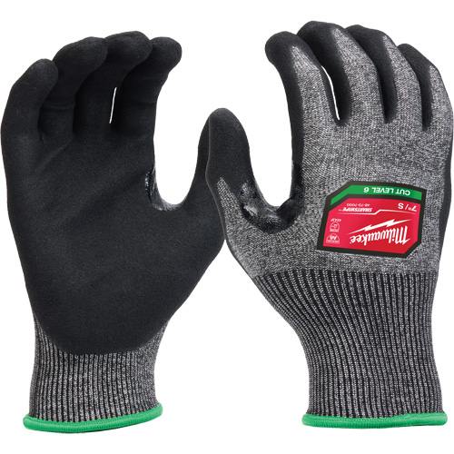 High-Dexterity Dipped Gloves, Size Small, 18 Gauge, Nitrile Coated, Polyethylene Shell, ASTM ANSI Level A6/EN 388 Level F Helyx Safety & Industrial Supplies