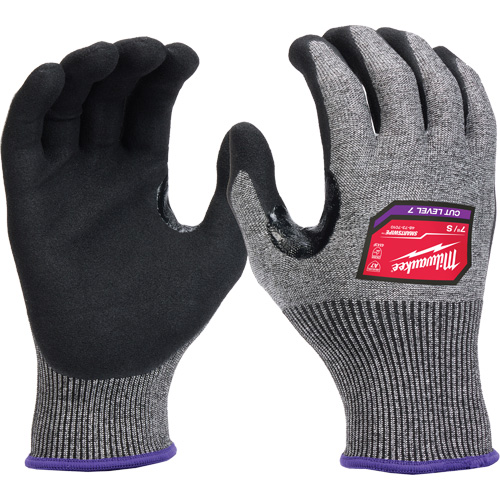 High-Dexterity Dipped Gloves, Size Small, 18 Gauge, Nitrile Coated, Nylon/Polyethylene/Tungsten Shell, ASTM ANSI Level A7/EN 388 Level F Helyx Safety & Industrial Supplies
