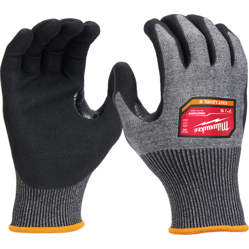 High-Dexterity Dipped Gloves, Size Small, 18 Gauge, Nitrile Coated, Nylon/Polyethylene/Tungsten Shell, ASTM ANSI Level A8/EN 388 Level F Helyx Safety & Industrial Supplies