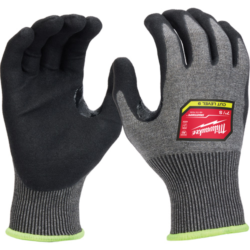 High-Dexterity Dipped Gloves, Size Small, 18 Gauge, Nitrile Coated, Nylon/Polyethylene/Tungsten Shell, ASTM ANSI Level A9/EN 388 Level F Helyx Safety & Industrial Supplies