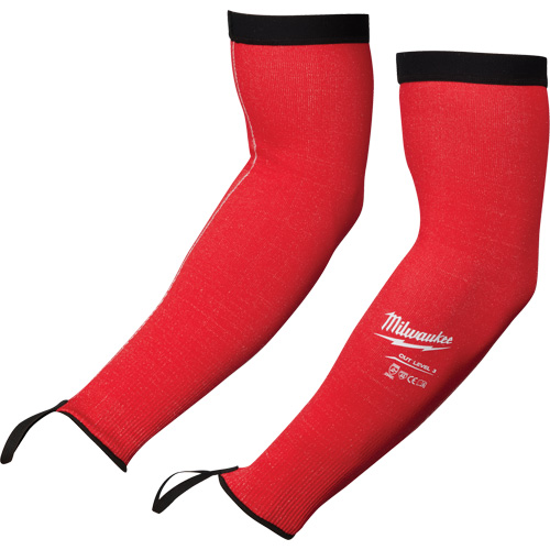 Manches de protection, Poly&eacute;thyl&egrave;ne, 16", ANSI/ISEA 105 niveau 3/EN 388 niveau 3/EN 388 niveau C, Rouge Helyx Safety & Industrial Supplies