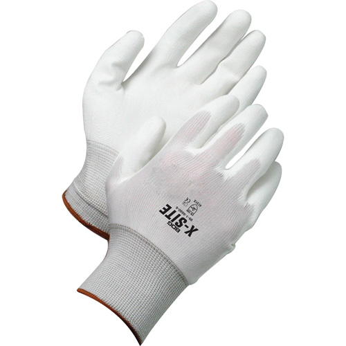 X-Site Coated Gloves, 6/X-Small, Polyurethane Coating, Nylon Shell Helyx Safety & Industrial Supplies