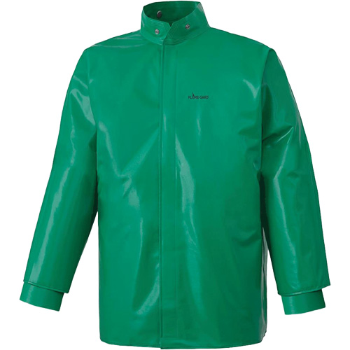 J43 380 CA-43&reg; FR Chemical- & Acid-Resistant Jacket, Small, Green Helyx Safety & Industrial Supplies