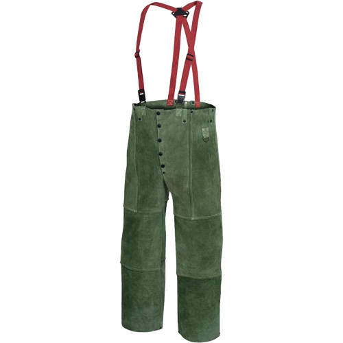 WP 100 Pantalon avec taille &eacute;lastique pour soudeur, Petit, Vert Helyx Safety & Industrial Supplies