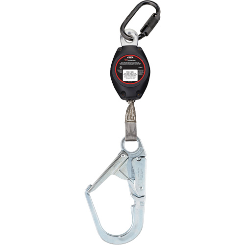 Dynamic Large Snap Hook Self-Retracting Lifeline, 7', Polyester, Swivel Helyx Safety & Industrial Supplies