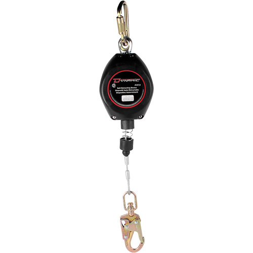 Dynamic Self-Retracting Lifeline, 20', Galvanized Steel, Swivel Helyx Safety & Industrial Supplies