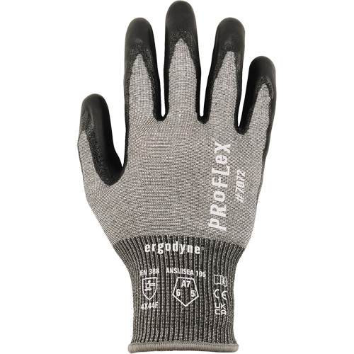 Proflex 7072 Cut-Resistant Gloves, Size Small, 18 Gauge, Nitrile Coated, HPPE/Tungsten Shell, ASTM ANSI Level A7/EN 388 Level F Helyx Safety & Industrial Supplies