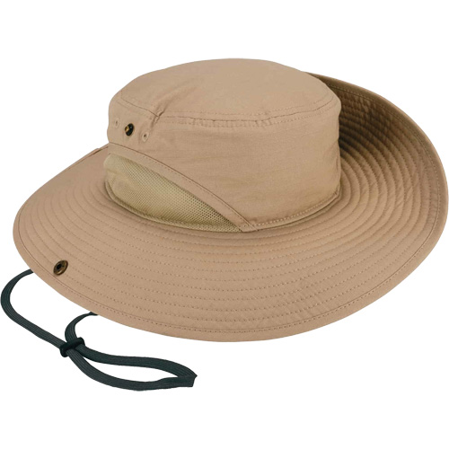 Chapeau l&eacute;ger de forestier Chill-Its 8936 avec panneau en maille, Khaki Helyx Safety & Industrial Supplies