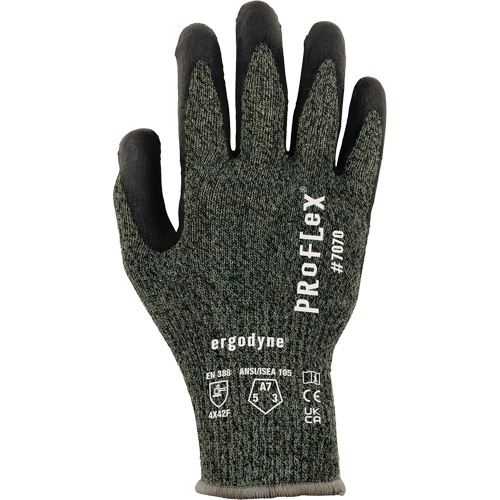 ProFlex 7070 Nitrile Coated Cut-Resistant Gloves, Size Small, 13 Gauge, Nitrile Coated, Aramid Shell, ASTM ANSI Level A7/EN 388 Level F Helyx Safety & Industrial Supplies