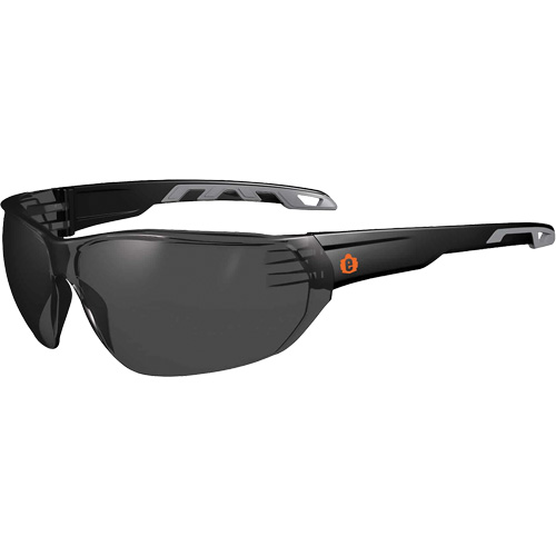 Skullerz VALI Frameless Safety Glasses, Smoke Lens, Anti-Scratch, ANSI Z87+/Meets/Exceeds CSA Z94.3 Helyx Safety & Industrial Supplies