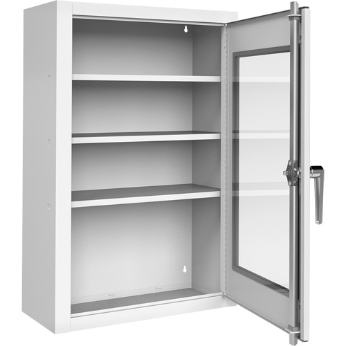 Lockable Medicine Cabinet with Plexiglas Door Helyx Safety & Industrial Supplies