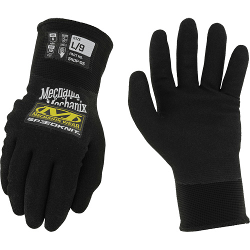 Speedknit Thermal Gloves, Size 7, 15 Gauge, Nitrile Coated, Nylon Shell, ASTM ANSI Level A2 Helyx Safety & Industrial Supplies