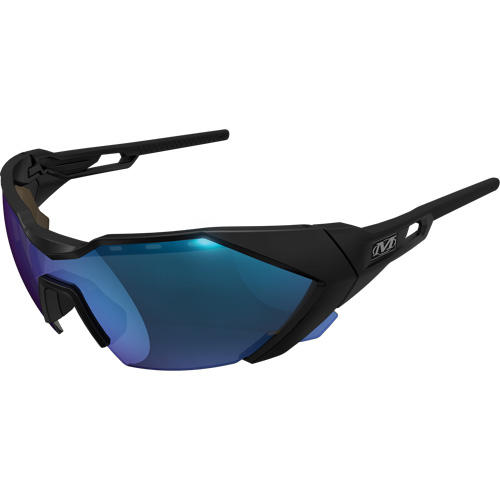 Lunettes de s&eacute;curit&eacute; de type E, Lentille Bleu, Antibu&eacute;e/Anti-&eacute;gratignures, ANSI Z87+ Helyx Safety & Industrial Supplies