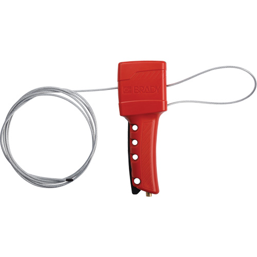 All Purpose PVC-Coated Cable Lockout, 8' Length Helyx Safety & Industrial Supplies