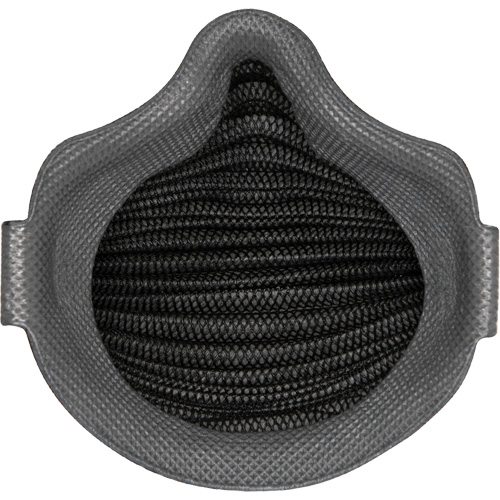 Masques jetables AirWave de la s&eacute;rie M noirs avec SmartStrap et bride compl&egrave;te en mousse, N95, Certifi&eacute; NIOSH, Petit Helyx Safety & Industrial Supplies