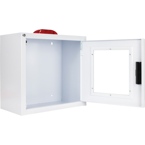 Standard Large AED Cabinet with Alarm & Strobe, Zoll AED Plus&reg;/Zoll AED 3/Cardio-Science/Physio-Control For, Non-Medical Helyx Safety & Industrial Supplies