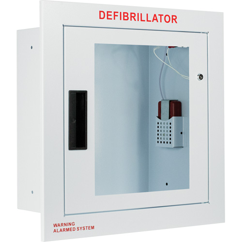 Fully Recessed Large Cabinet with Alarm, Zoll AED Plus&reg;/Zoll AED 3/Cardio-Science/Physio-Control For, Non-Medical Helyx Safety & Industrial Supplies