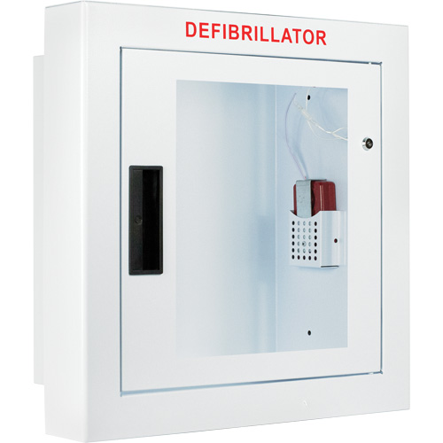 Semi-Recessed Large Cabinet with Alarm, Zoll AED Plus&reg;/Zoll AED 3/Cardio-Science/Physio-Control For, Non-Medical Helyx Safety & Industrial Supplies