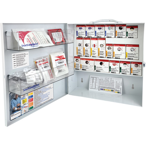 SmartCompliance&reg; First Aid Cabinet, Meets CSA Z1220-17 Type 2 Low-Risk Environment, Small (2-25 Workers) Helyx Safety & Industrial Supplies