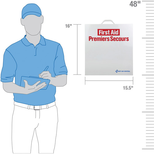 SmartCompliance&reg;  First Aid Cabinet, Meets CSA Z1220-17 Type 2 Low-Risk Environment, Medium (26-50 Workers) Helyx Safety & Industrial Supplies