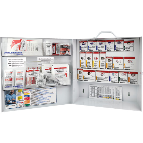 SmartCompliance&reg;  First Aid Cabinet, Meets CSA Z1220-17 Type 2 Low-Risk Environment, Medium (26-50 Workers) Helyx Safety & Industrial Supplies