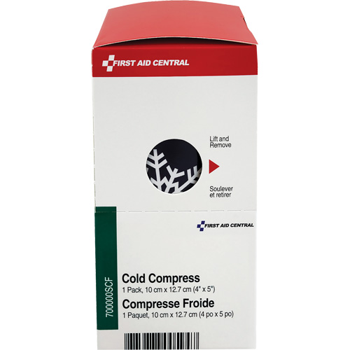 SmartCompliance&reg; Refill Instant Compress, Cold, Single Use, 4" x 5" Helyx Safety & Industrial Supplies