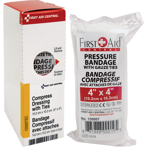 Recharge de bandages compressifs avec attaches SmartCompliance, 4" lo x 4" la Helyx Safety & Industrial Supplies
