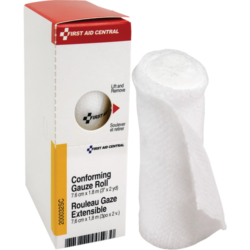 SmartCompliance&reg; Refill Conforming Stretch Gauze Bandage, Roll, 6' L x 3" W, Sterile, Medical Device Class 1 Helyx Safety & Industrial Supplies