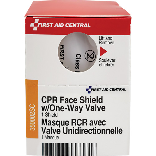 Recharge de visi&egrave;re RCR avec soupape unidirectionnelle SmartCompliance, Masque &agrave; usage unique, Classe 2 Helyx Safety & Industrial Supplies