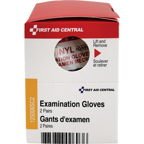 Recharge de gants d'examen SmartCompliance, Vinyle, Sans poudre, Transparent, Classe 2 Helyx Safety & Industrial Supplies