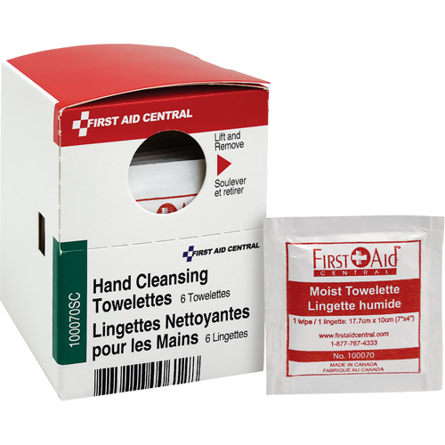 SmartCompliance&reg; Refill Cleansing Wipes, Towelette, Hand Cleaning Helyx Safety & Industrial Supplies