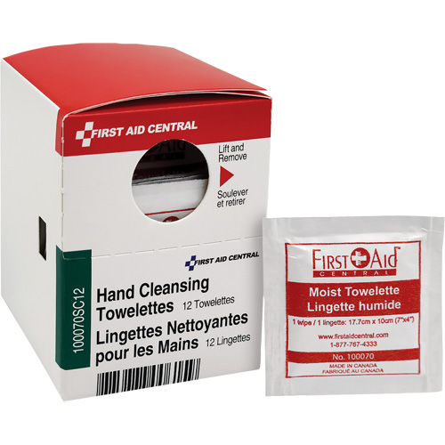 SmartCompliance&reg; Refill Cleansing Wipes, Towelette, Hand Cleaning Helyx Safety & Industrial Supplies
