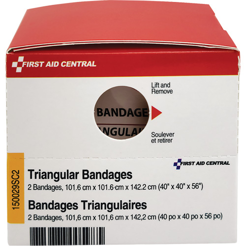 SmartCompliance&reg; Refill Triangular Bandages Helyx Safety & Industrial Supplies